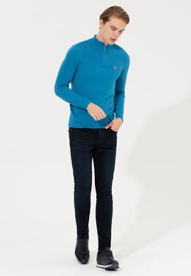 Erkek Kobalt Mavi Kazak - 50254065015