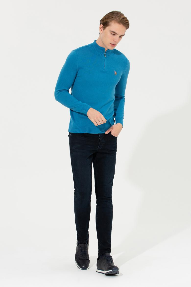 Erkek Kobalt Mavi Kazak - 50254065015