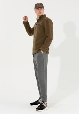 Erkek Antrasit Melanj Eşofman Altı - 50254228003