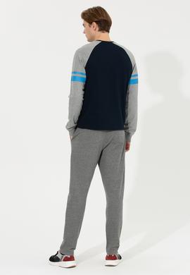 Erkek Antrasit Melanj Eşofman Altı - 50257283041