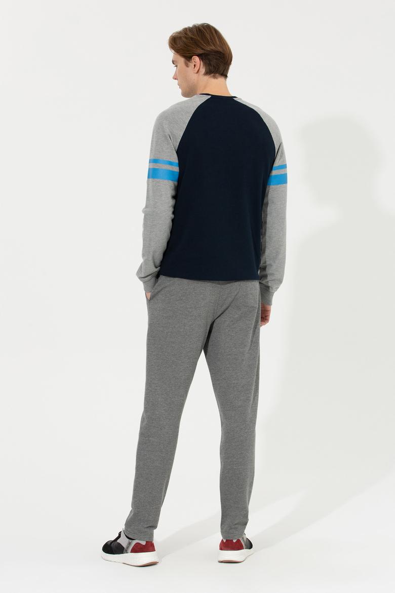 Erkek Antrasit Melanj Eşofman Altı - 50257283041