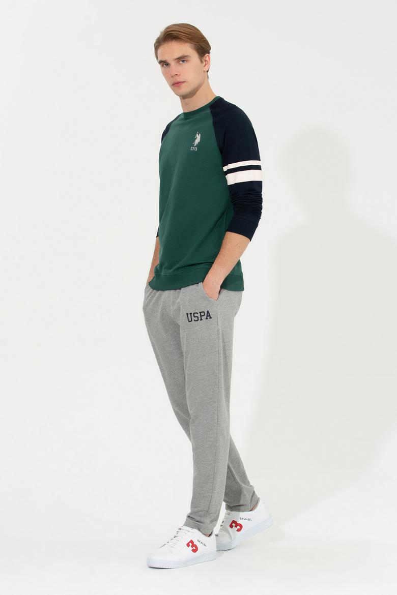 Erkek Gri Melanj Eşofman Altı - 50257283051