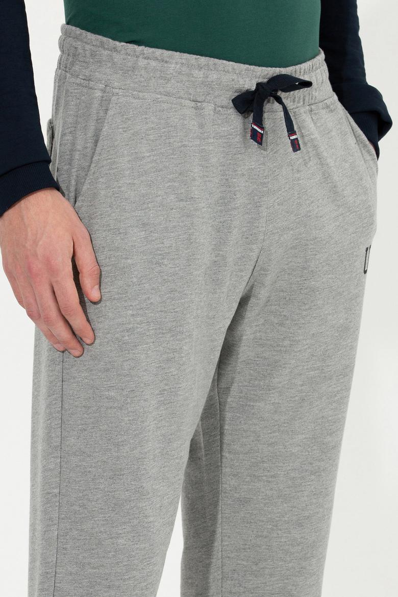 Erkek Gri Melanj Eşofman Altı - 50257283051