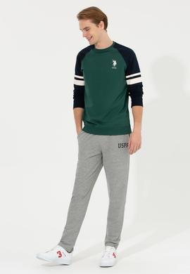 Erkek Gri Melanj Eşofman Altı - 50257283051