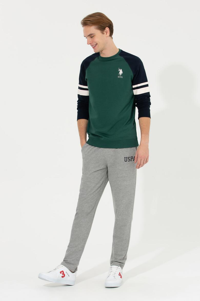 Erkek Gri Melanj Eşofman Altı