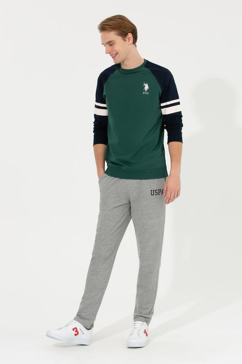 Erkek Gri Melanj Eşofman Altı