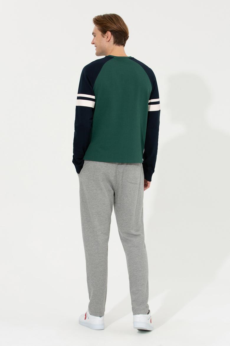 Erkek Gri Melanj Eşofman Altı - 50257283051