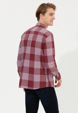 Erkek Ekoseli Kırmızı Gömlek - 50254134032