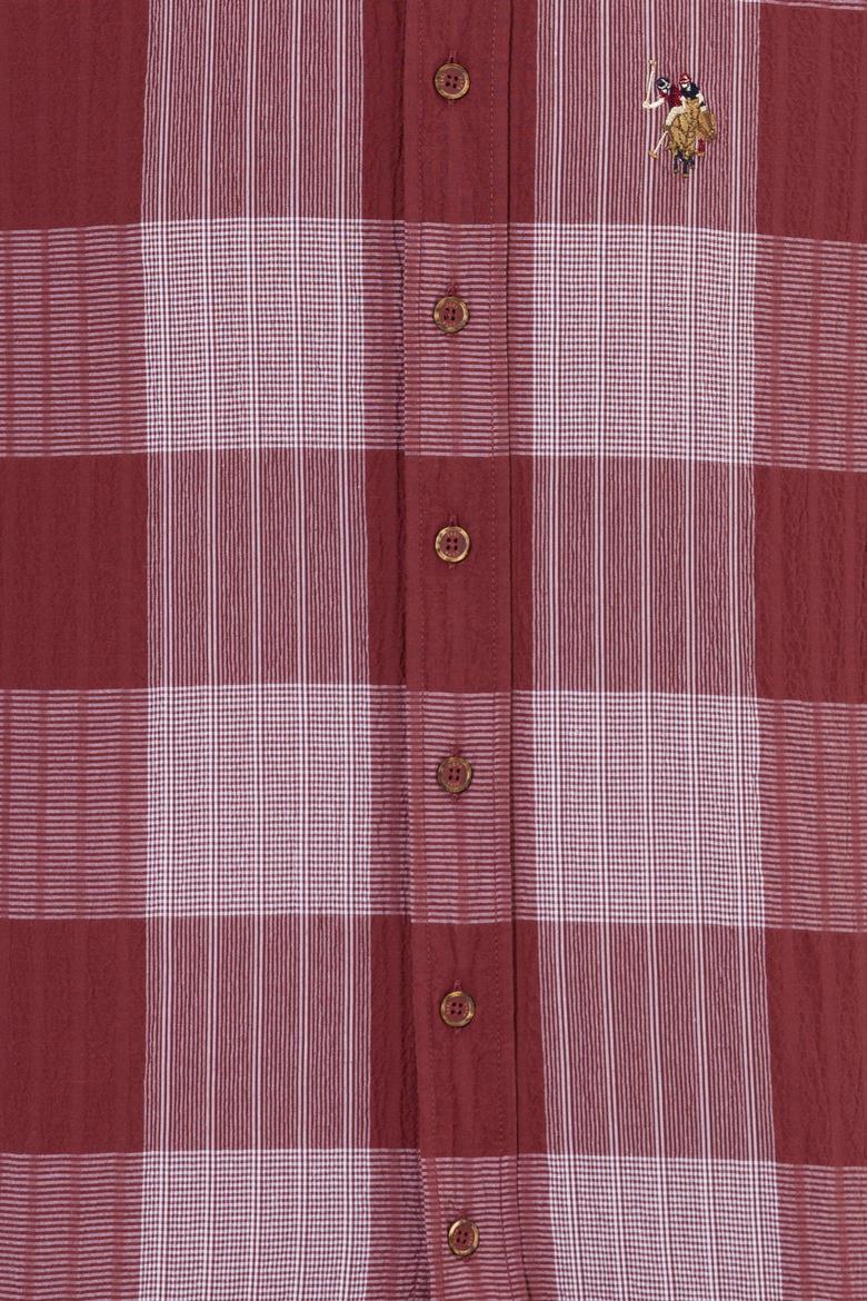 Erkek Ekoseli Kırmızı Gömlek - 50254134032