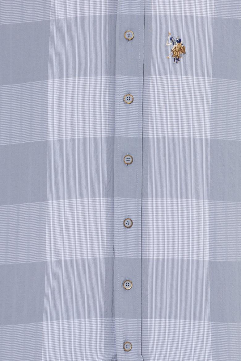 Erkek Ekoseli Gri Gömlek - 50254134041