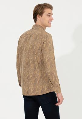 Erkek Camel Uzun Kollu Gömlek - 50254534027