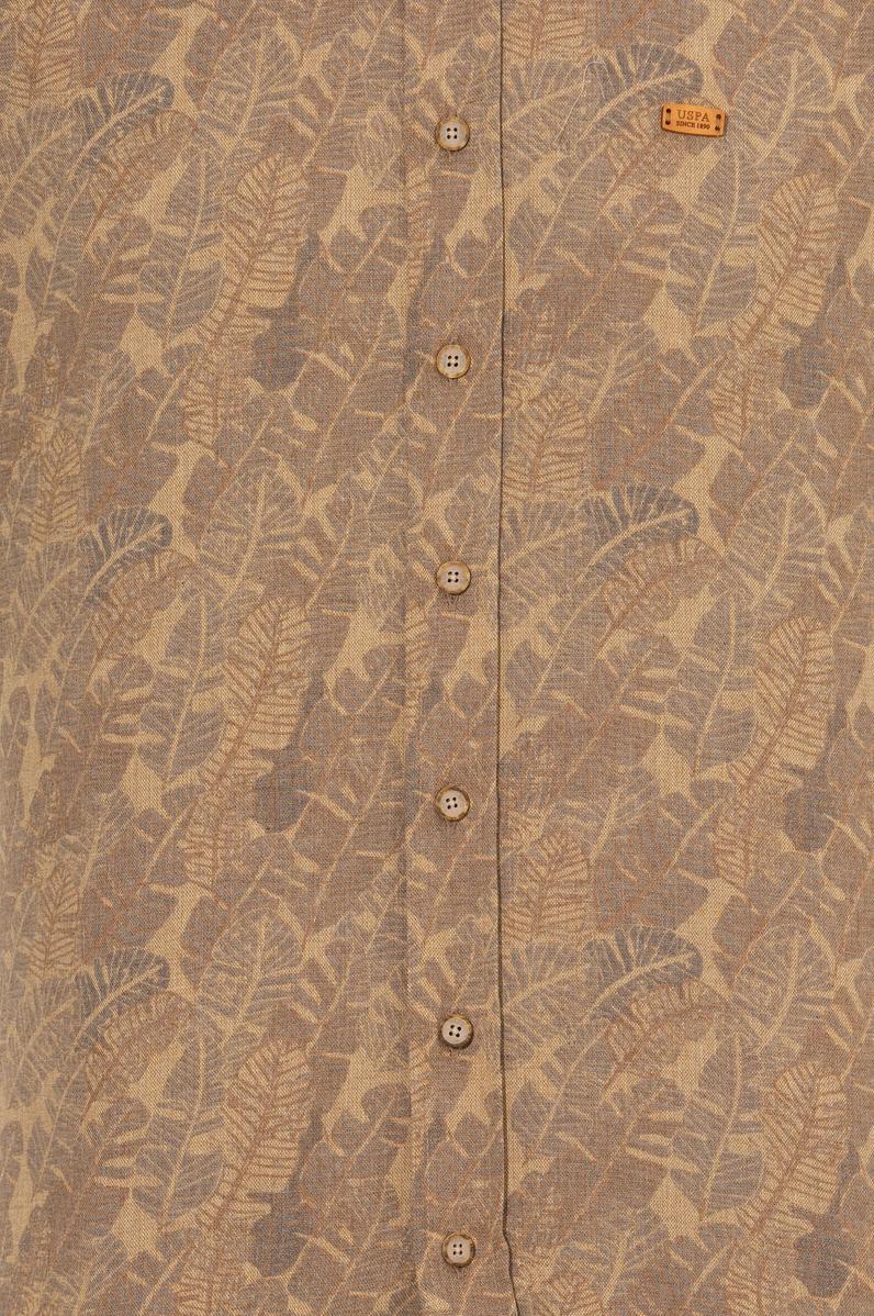 Erkek Camel Uzun Kollu Gömlek