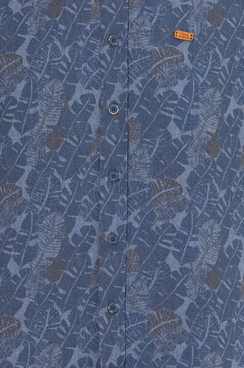 Erkek Mavi Uzun Kollu Gömlek