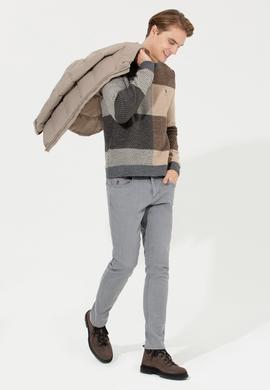 Erkek Gri Melanj Kazak - 50256676020