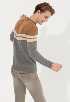 Erkek Gri Melanj Kazak - 50256675009