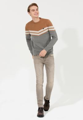 Erkek Gri Melanj Kazak - 50256675009