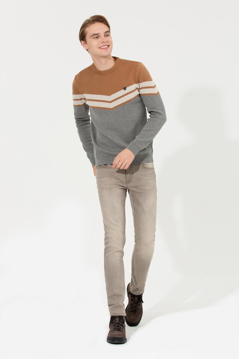 Erkek Gri Melanj Kazak - 50256675009