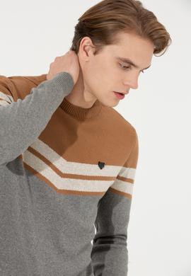 Erkek Gri Melanj Kazak - 50256675009