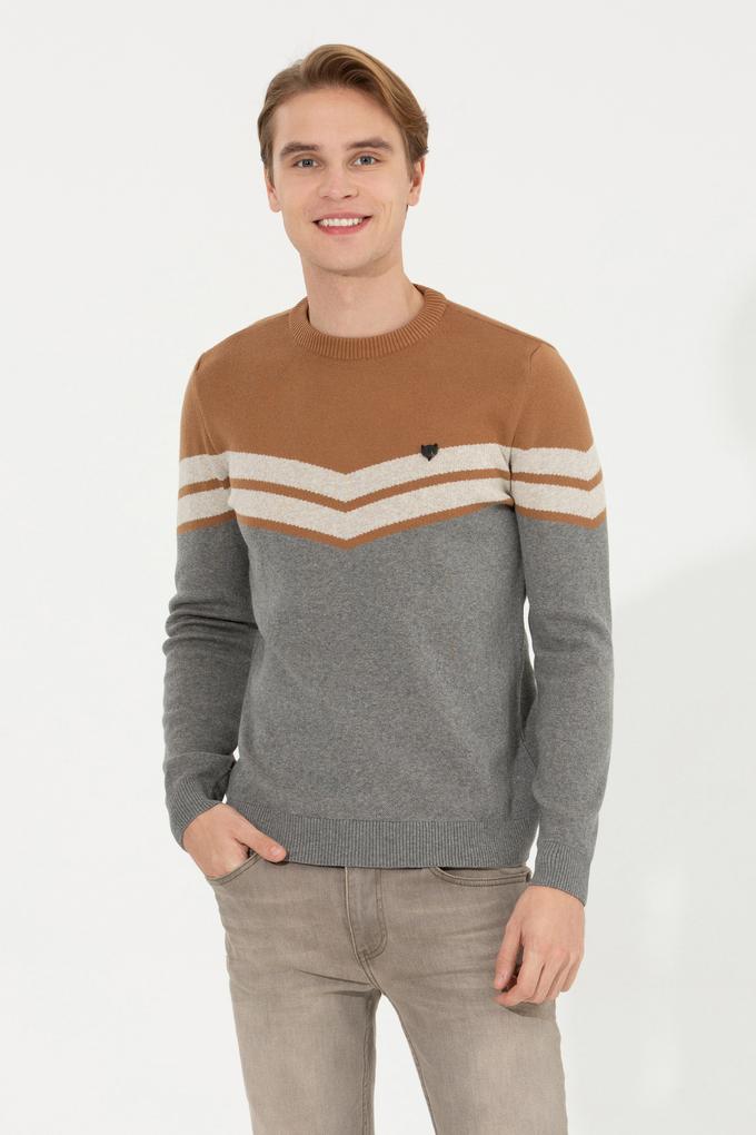 Erkek Gri Melanj Kazak