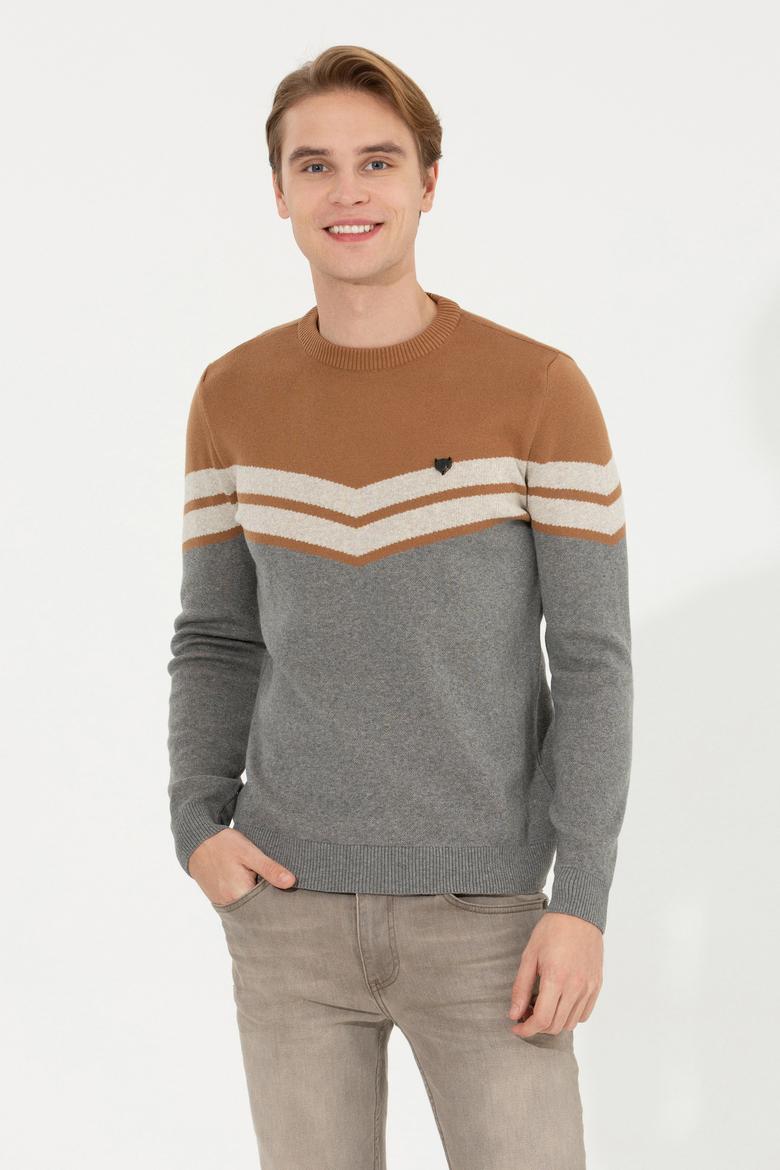 Erkek Gri Melanj Kazak