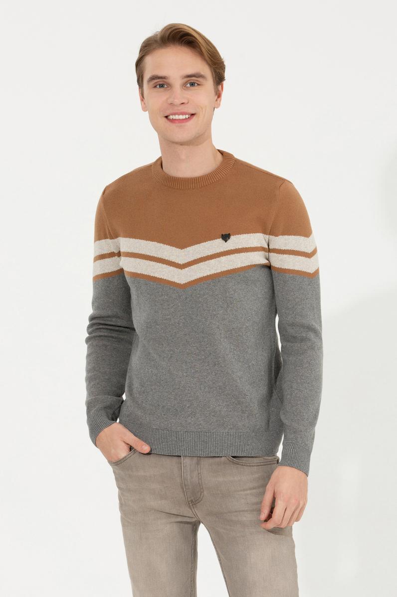 Erkek Gri Melanj Kazak