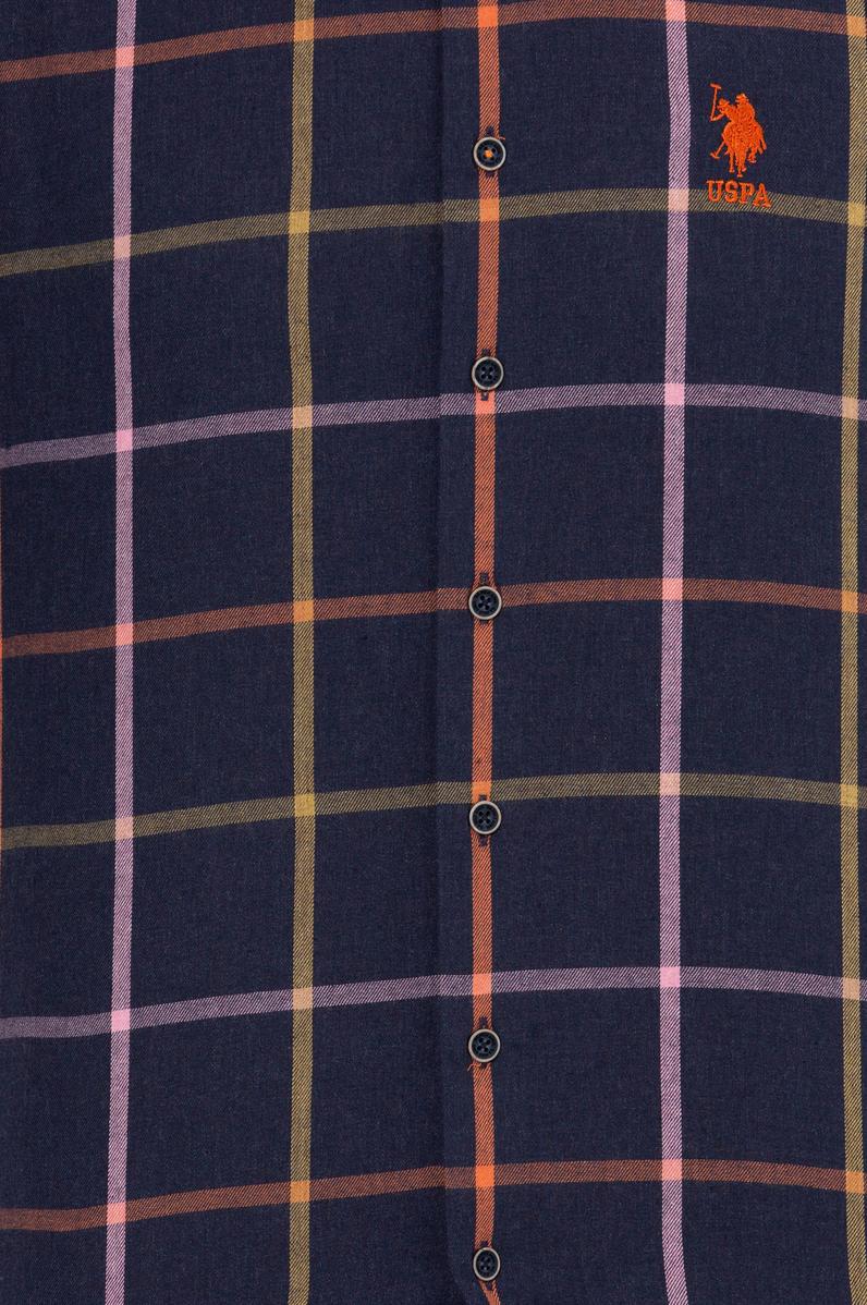 Erkek Lacivert Uzun Kollu Gömlek