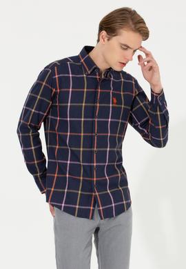 Erkek Lacivert Uzun Kollu Gömlek - 50254085016
