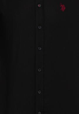 Erkek Siyah Uzun Kollu Basic Gömlek - 50256698050