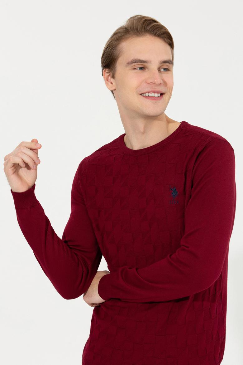 Erkek Vişne Basic Kazak