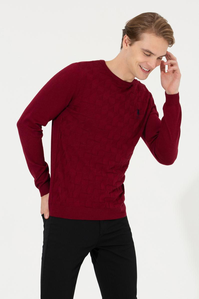 Erkek Vişne Basic Kazak