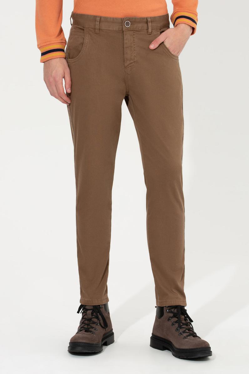 Erkek Carrot Fit Coconut Kanvas Pantolon