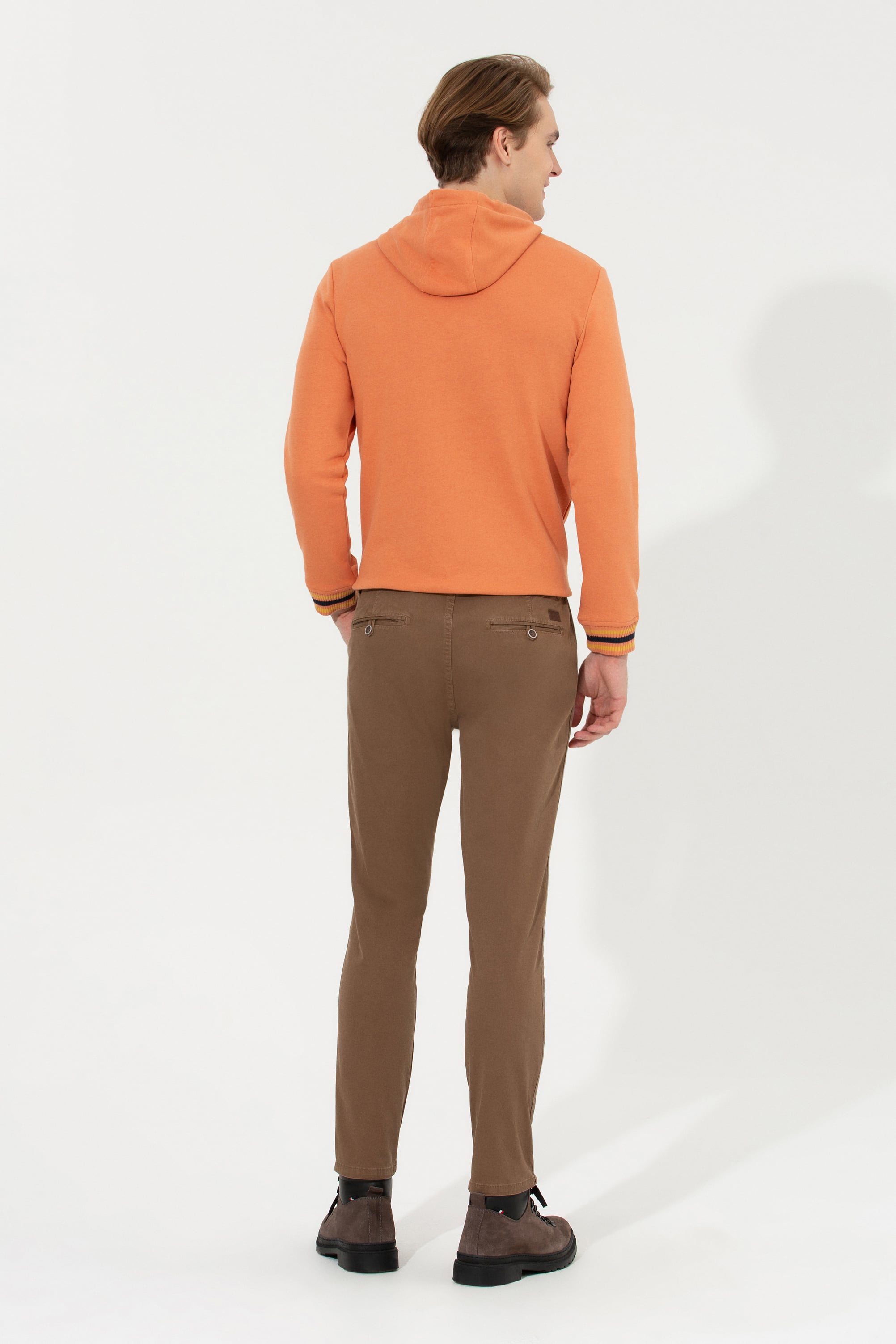 Erkek Carrot Fit Coconut Kanvas Pantolon