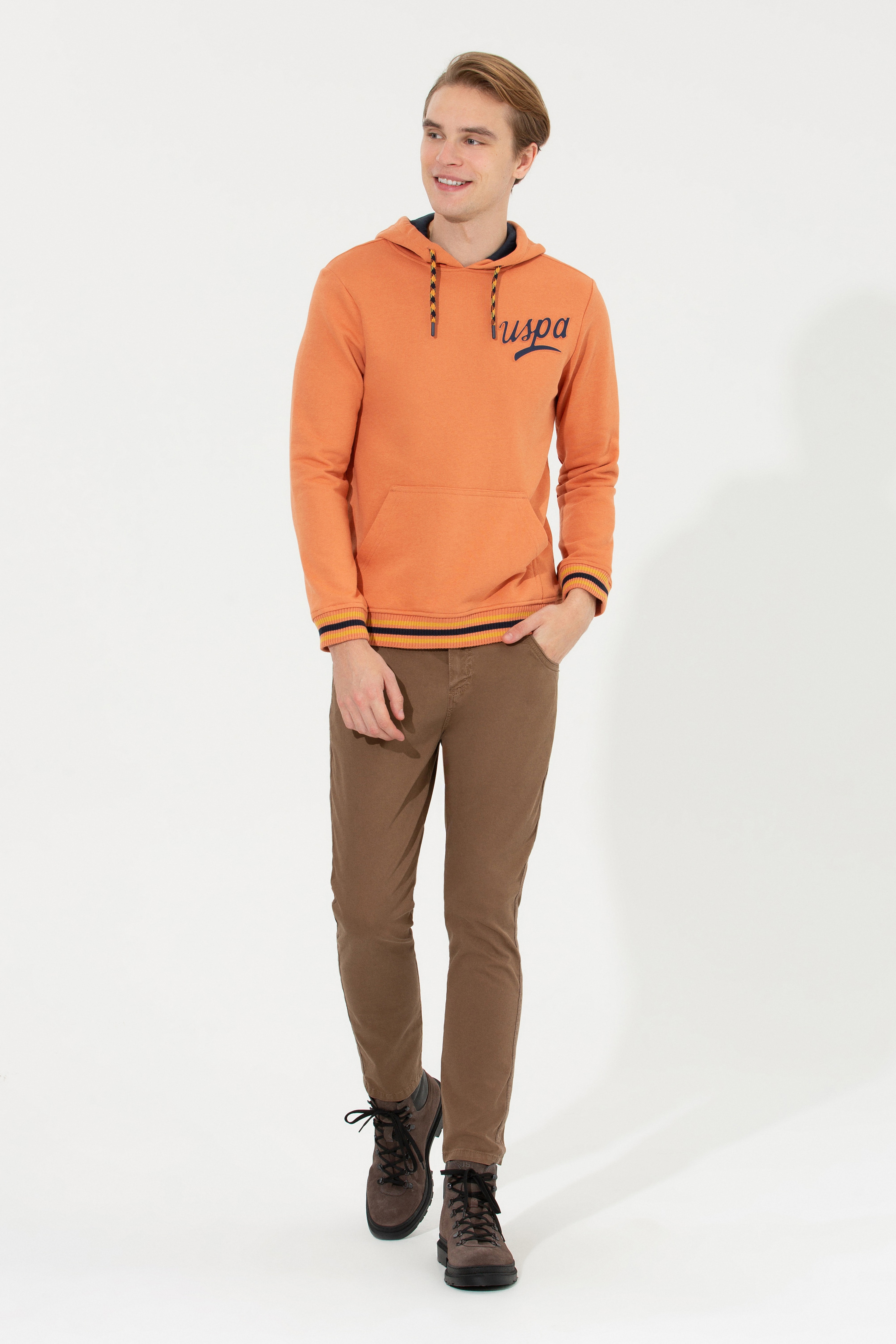 Erkek Carrot Fit Coconut Kanvas Pantolon - Image 1