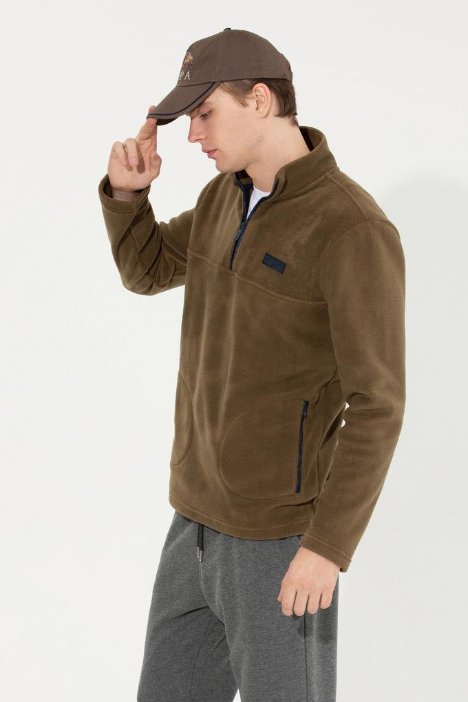 Erkek Coconut Dik Yaka Sweatshirt