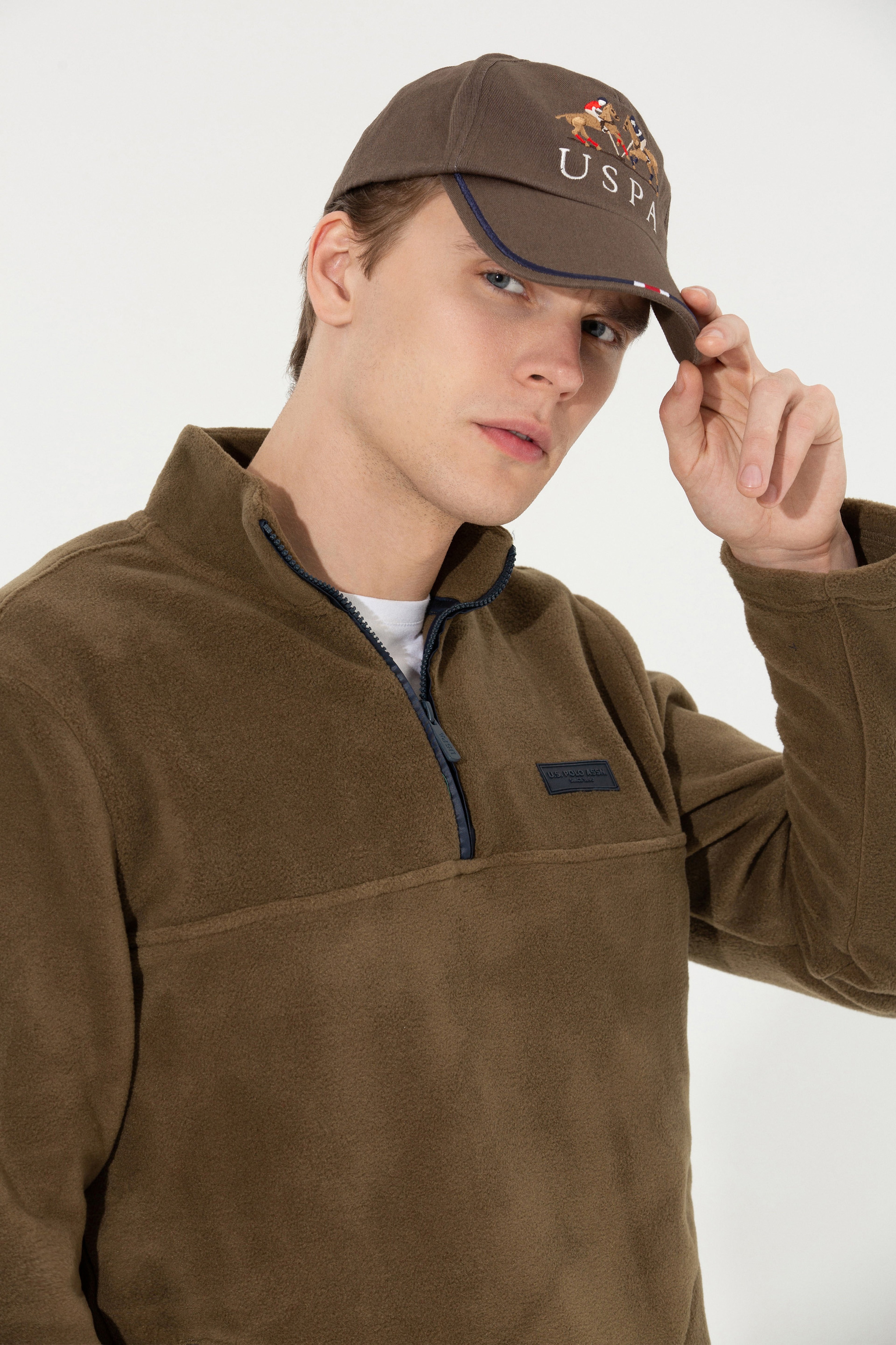 Erkek Coconut Dik Yaka Sweatshirt