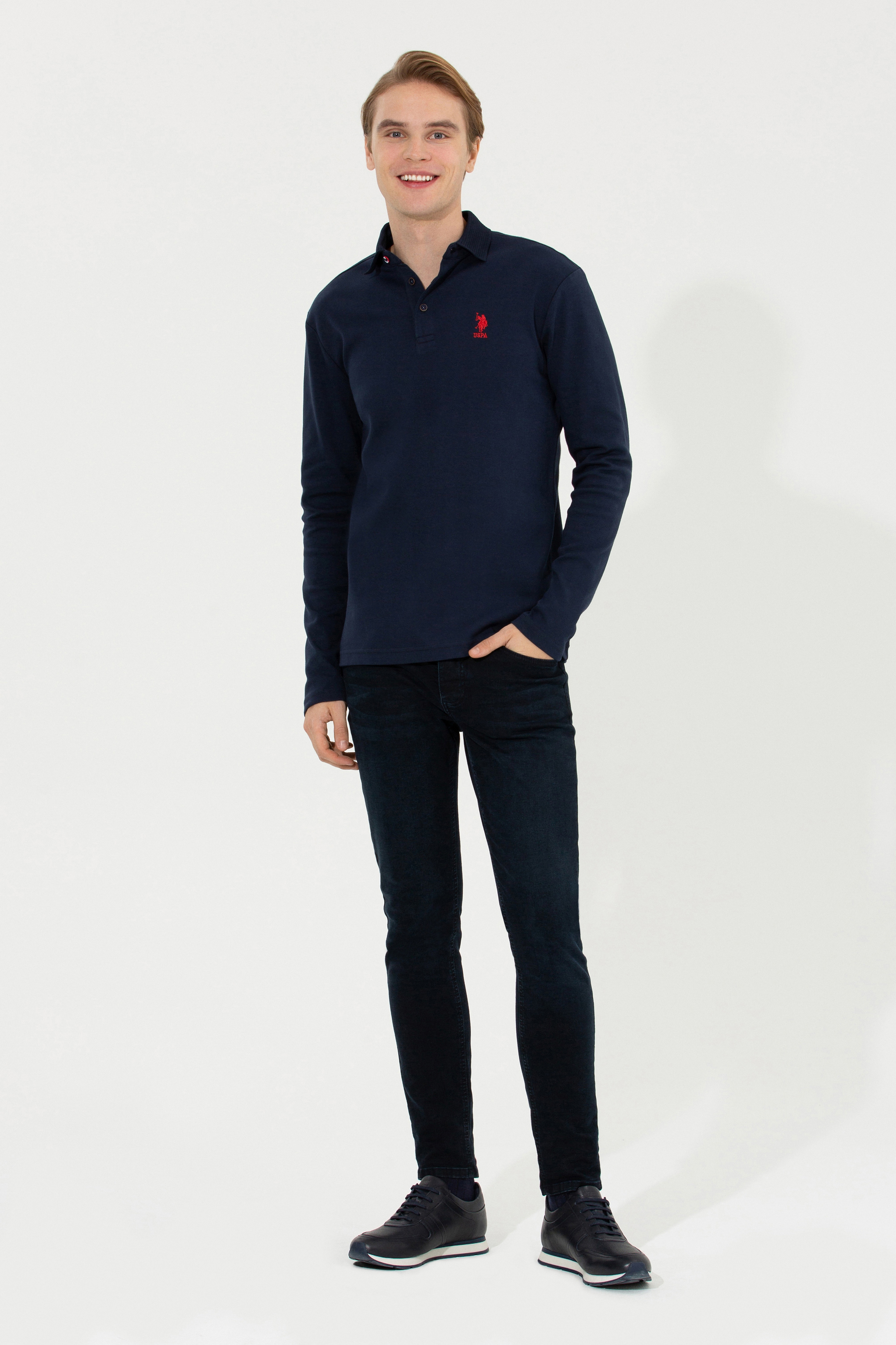 Erkek Lacivert Sweatshirt