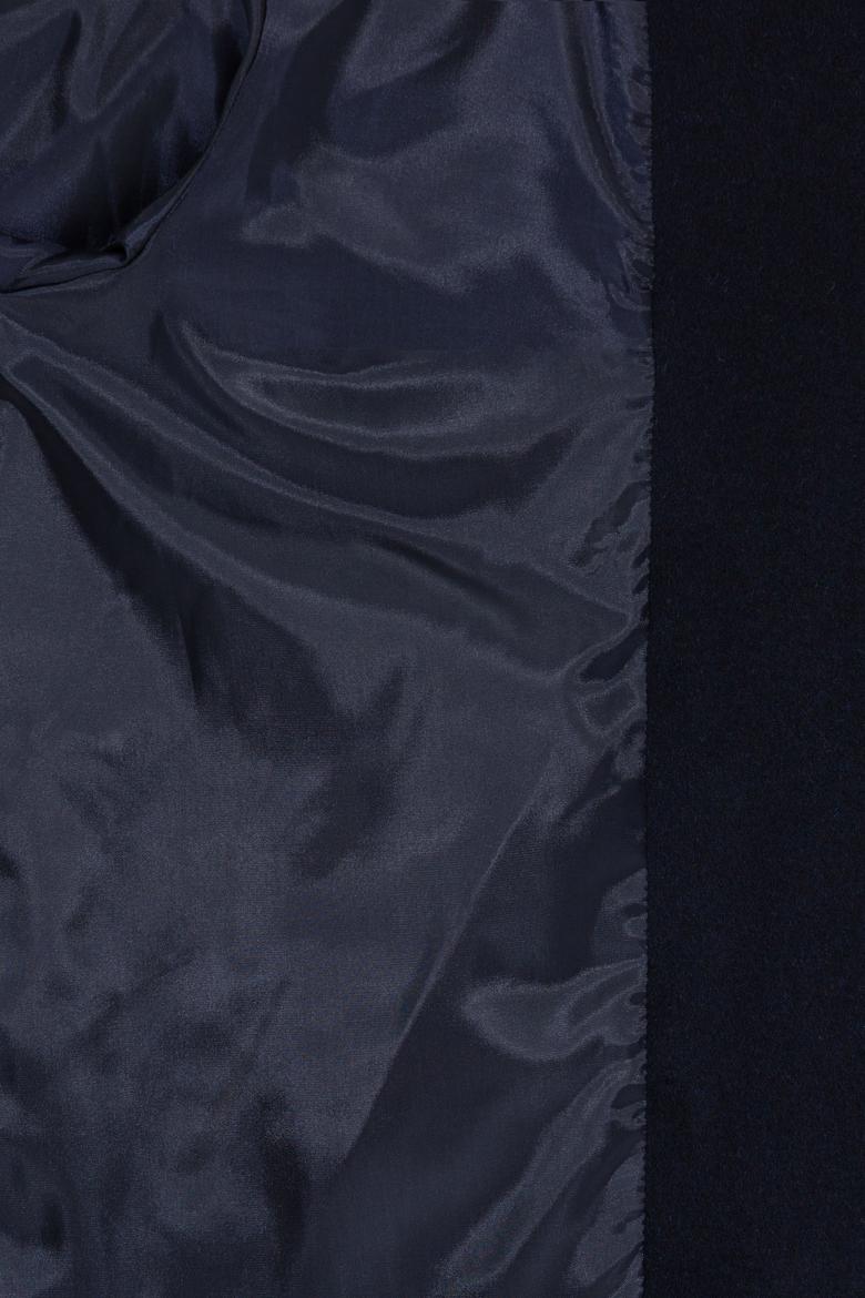 Kadın Lacivert Kaşe Kaban - 50253037005