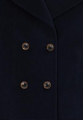 Kadın Lacivert Kaşe Kaban - 50253037005