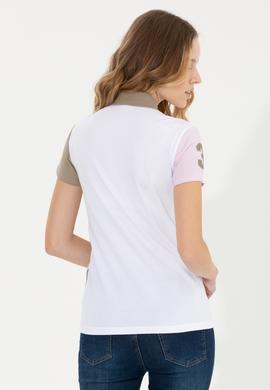 Kadın Manolya Polo Yaka Tişört - 50249030008