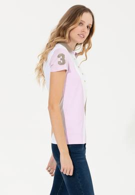 Kadın Manolya Polo Yaka Tişört - 50249030008