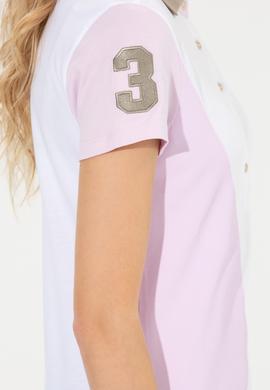 Kadın Manolya Polo Yaka Tişört - 50249030008