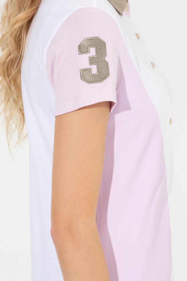 Kadın Manolya Polo Yaka Tişört - 50249030008