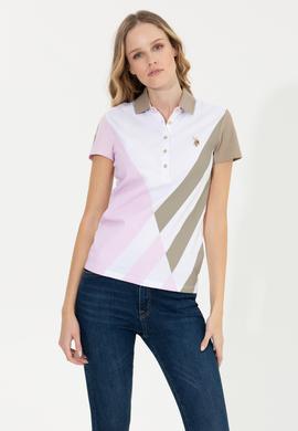 Kadın Manolya Polo Yaka Tişört - 50249030008