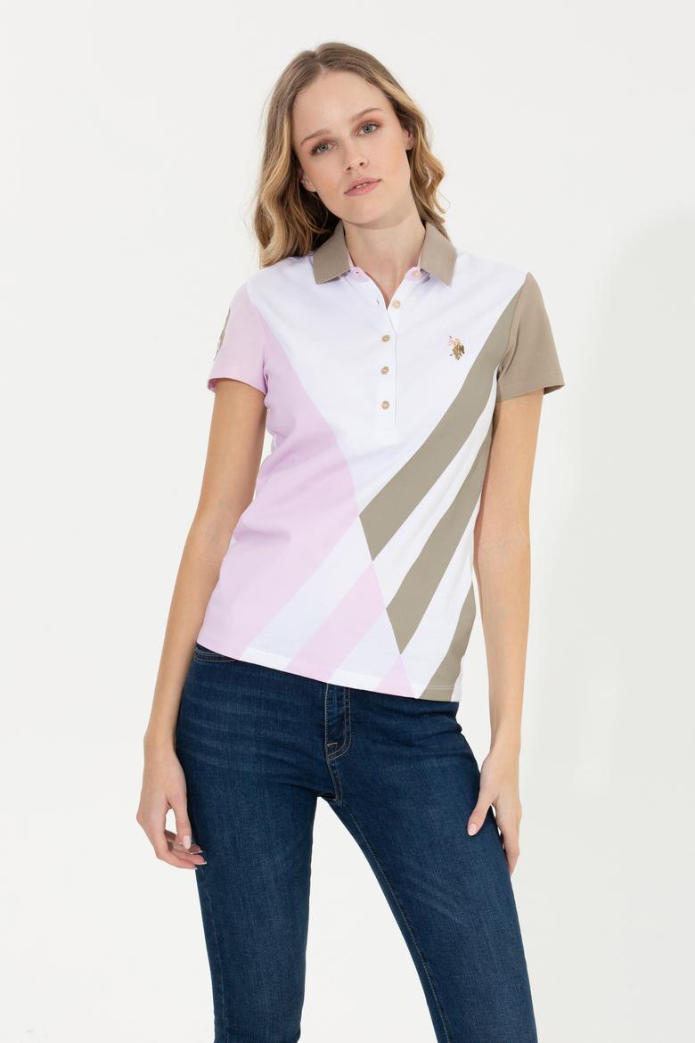 Kadın Manolya Polo Yaka Tişört - 50249030008