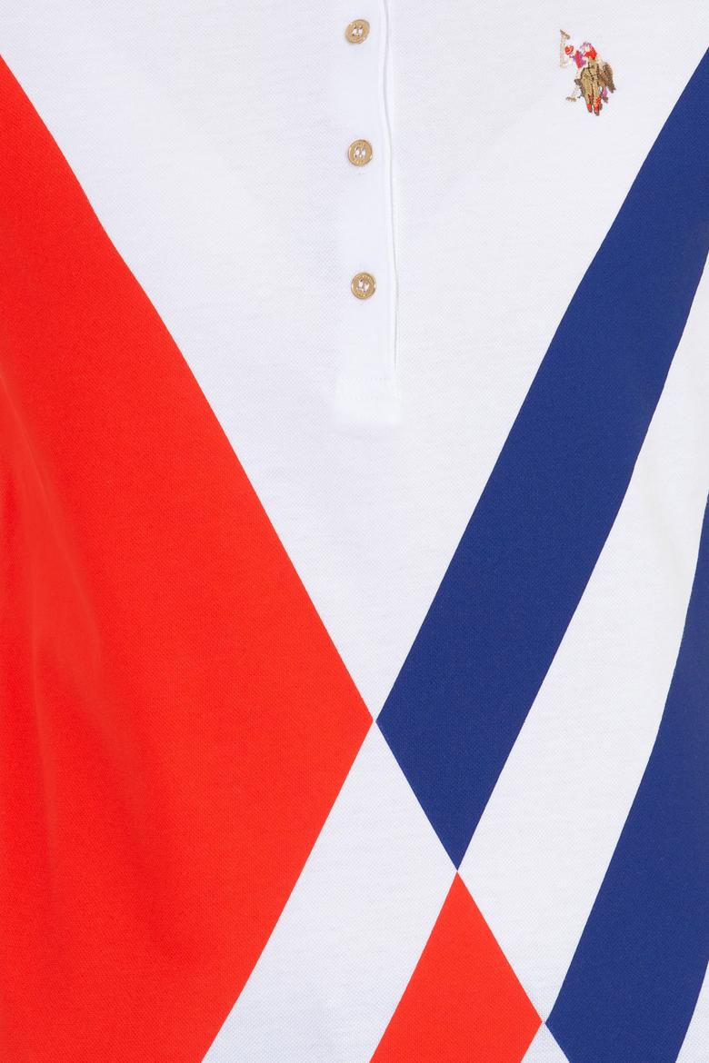 Kadın Kırmızı Polo Yaka Tişört - 50249030016