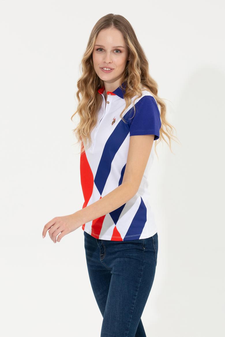 Kadın Kırmızı Polo Yaka Tişört - 50249030016