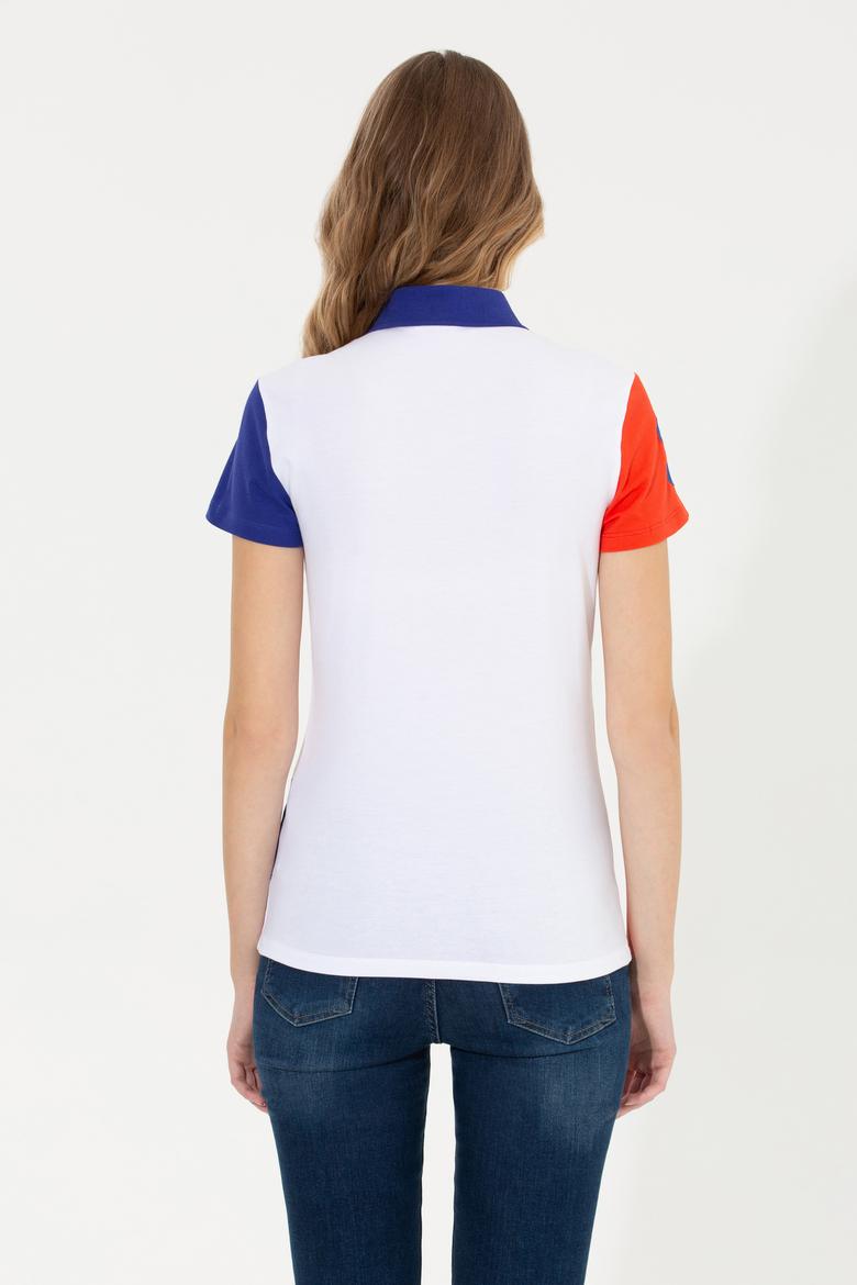 Kadın Kırmızı Polo Yaka Tişört - 50249030016