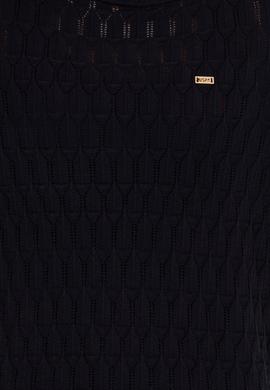 Kadın Lacivert Bisiklet Yaka Kazak - 50255255003