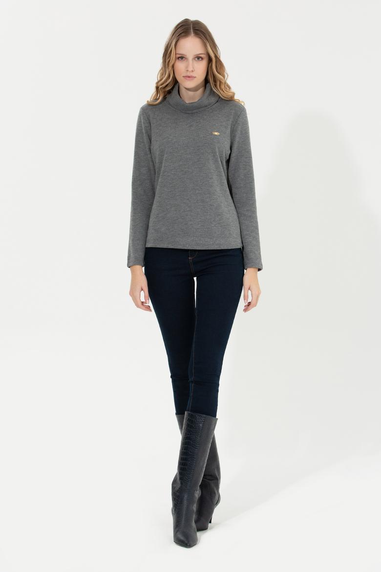 Kadın Antrasit Sweatshirt