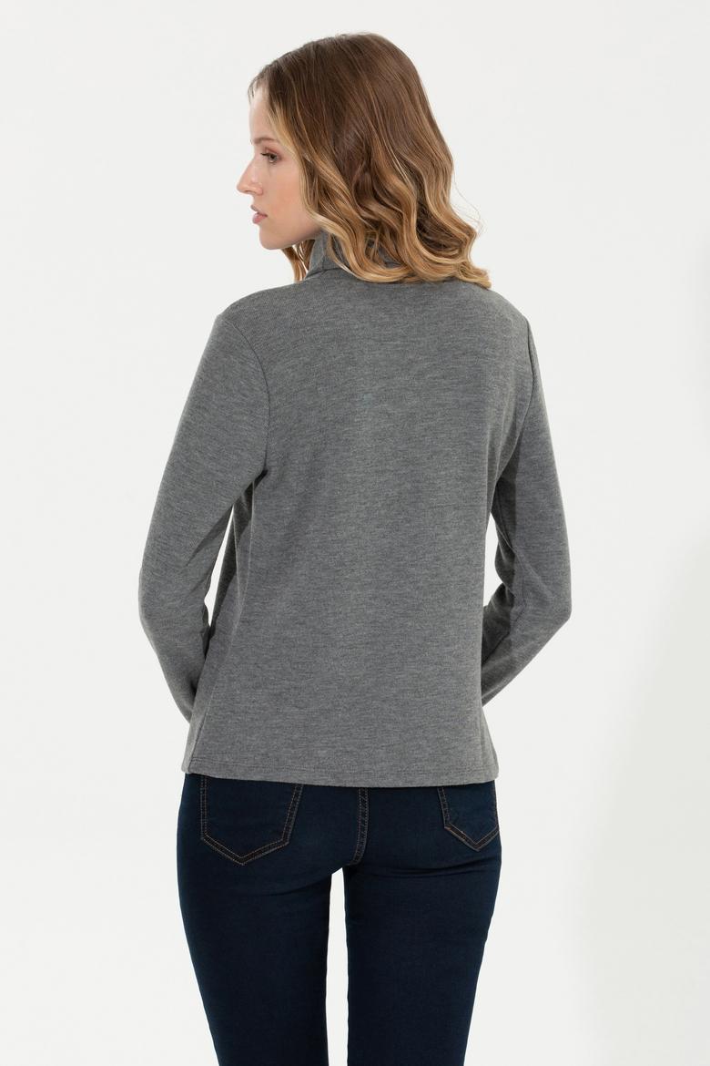 Kadın Antrasit Sweatshirt - 50256506012